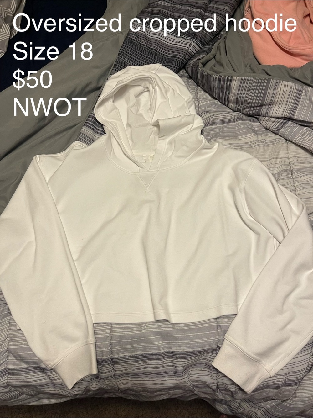 lululemon Oversized Cropped Hoodie